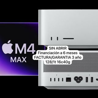 Mac Studio M4 Max 128GB 1TB PRECINTADO