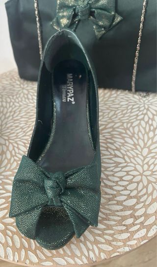 Conjunto fiesta: Zapato T 38 y bolso