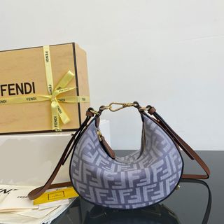 Borsa Fendi Fendigraphy Mini Denim FF