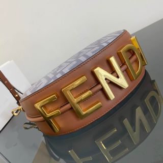 Borsa Fendi Fendigraphy Mini Denim FF