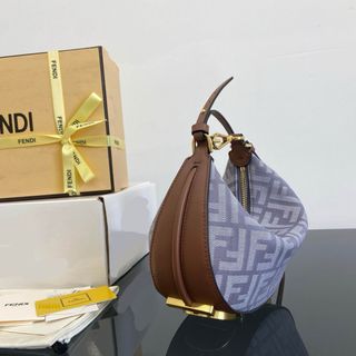Borsa Fendi Fendigraphy Mini Denim FF