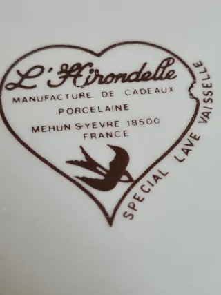 Tortiera porcellana L'Hirondelle