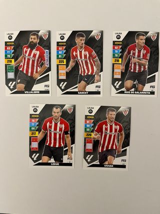 Lote 5 cromos Panini Adrenalyn LaLiga 23-24