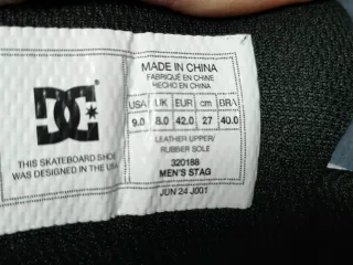 Zapatillas skate DC Talla 42.