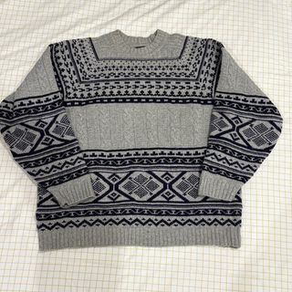 Jersey gris con estampado