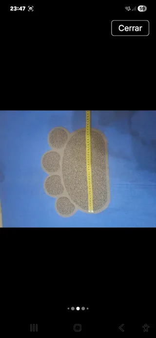 Alfombra para mascotas doble capa + pequeña normal