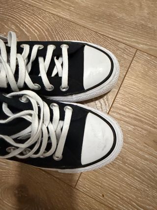 Converse plataforma bordado floral