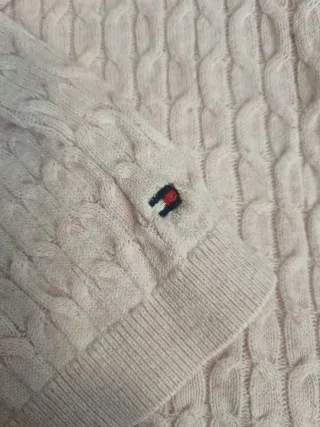 Jersey Tommy Hilfiger Rosa Cable Knit