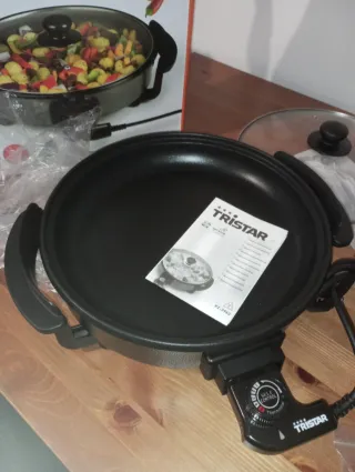 Sartén Eléctrica Tristar 30cm Multifuncional