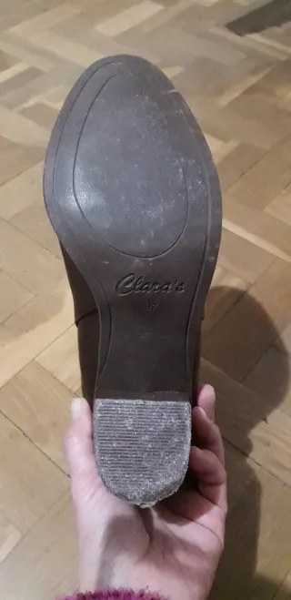 Botines marrones tacón ancho