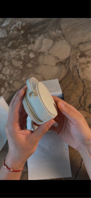 Bolso redondo Prada blanco