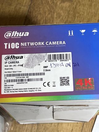 Câmara Dahua TiOC Duo 8MP 4K - Vigilância Profissi