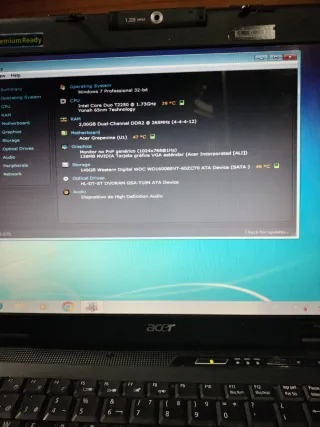 Acer Aspire 5610 Portátil Plata/Negro