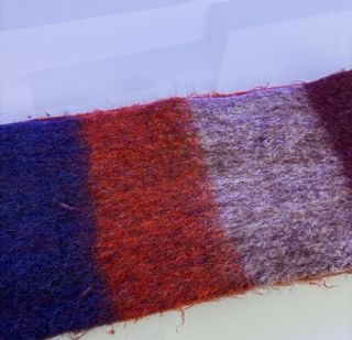 Bufanda de lana multicolor