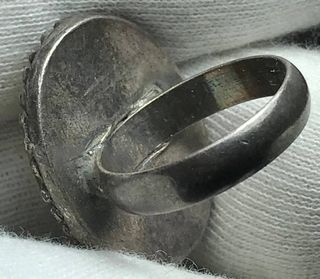 Anillo Plata Ley Ámbar Amarillo + Regalo