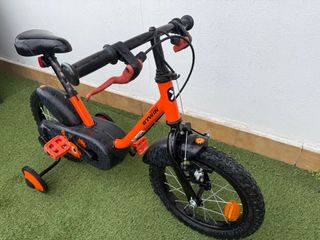 Bicicleta Infantil B'Twin Naranja