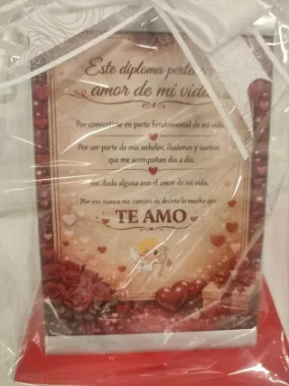 Diploma de Amor Corazón San Valentín
