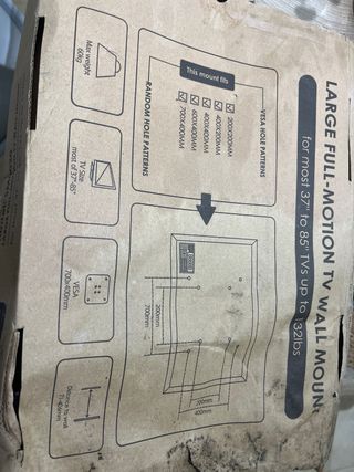 Soporte TV 37-85 VESA 700x400 Nuevo