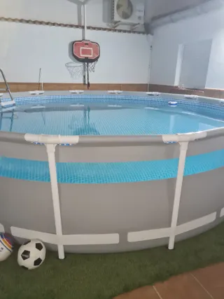 Piscina Intex Redonda Seminueva