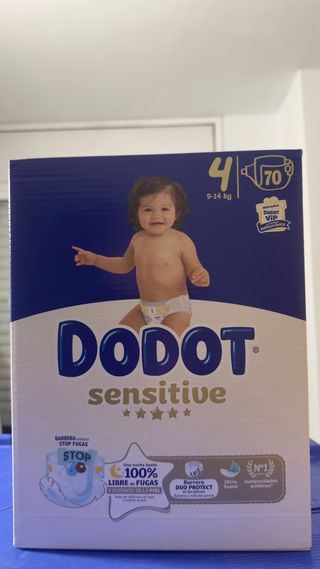 Pañales Dodot Sensitive Talla 4 (70 uds)