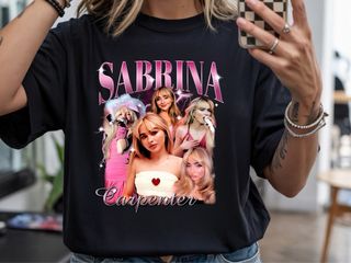 Camiseta Sabrina Carpenter Pop Rosa Unisex
