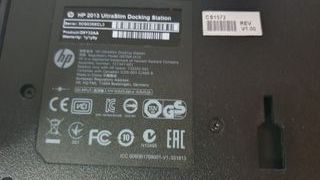 Docking station HP Ultraslim HSTNN e alimentatore