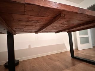 Mesa de comedor SKLUM 200x100 Acacia maciza. Nueva