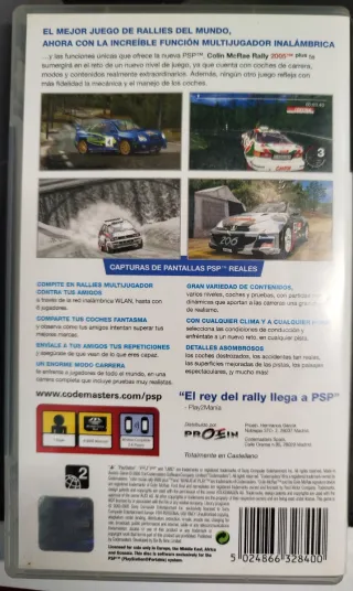 Colin McRae Rally 2005 Plus (PSP).