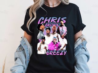 Camiseta Chris Brown Breezy Fan Hip Hop