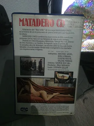 Matadero Cinco VHS 1 Edición Videoclub