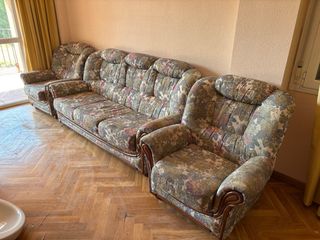 Conjunto Sofá y Sillones Vintage Floral