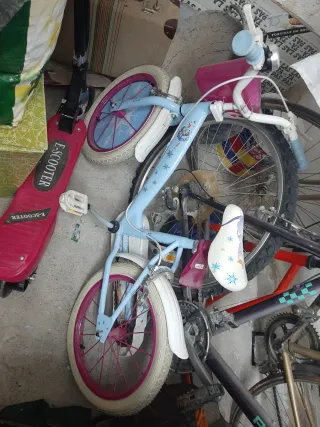 Bicicleta Frozen Niña