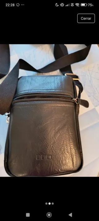 Bolso de caballero negro