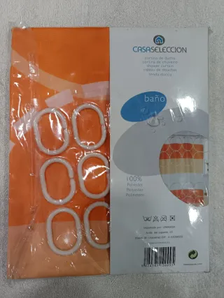 Cortina de ducha CASASELECCIÓN 180x180cm