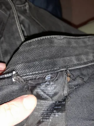 Pantalón vaquero negro talla .G star.LENGTH 34 W32