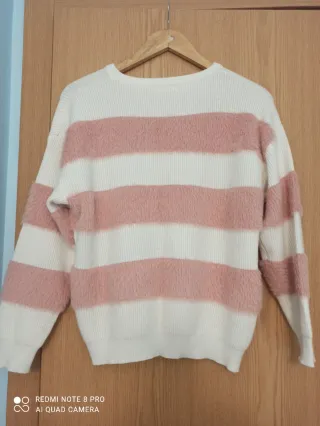 Jersey rayas rosa y blanco