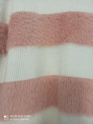 Jersey rayas rosa y blanco