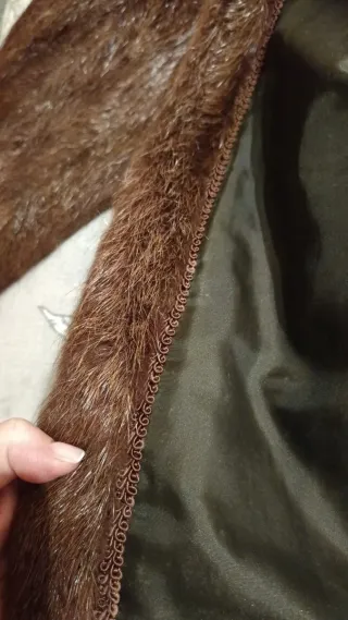 Chaquetón de piel vintage