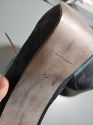 Zapatos Manolo's Elda Ante y Plataforma