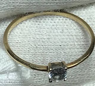 Anillo Oro Diamante 10k + Regalo