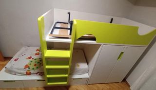 Litera tren habitación infantil