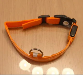 Collare per Cani in nylon con LED L⭐ Nuovo ⭐