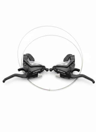 Shimano ST-EF500 3x8V - Conjunto Manípulos e Travã