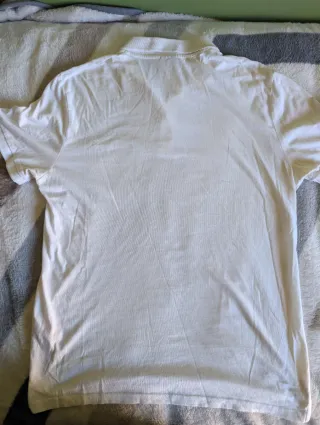 Polo Jack & Jones blanco con bolsillo