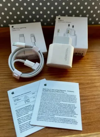 Caricatore Apple 20W + Cavo USB-C 1M