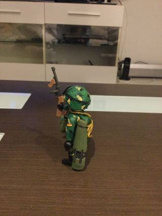 Playmobil paracaidista español clp custon