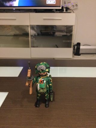 Playmobil paracaidista español clp custon