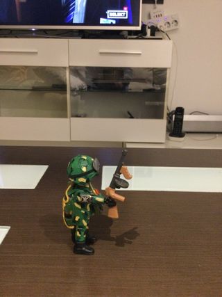 Playmobil paracaidista español clp custon