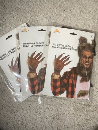 Guantes de Lobo para Disfraz