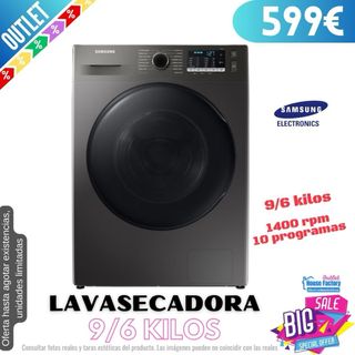 Lavasecadora Samsung 9/6kg WD90TA046BX